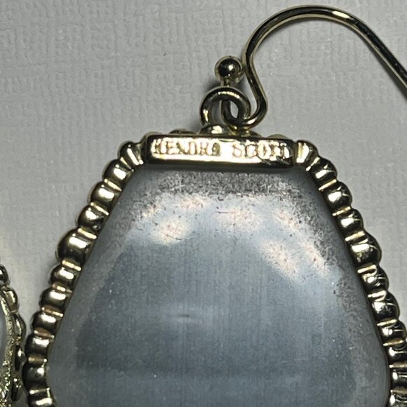 KENDRA SCOTT Retired Corley Drop Earrings in Slate - Picture 7 of 7